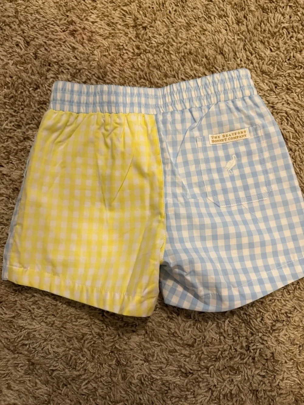 The Beaufort Bonnet Company NWOT Sheffield gingham shorts, size 5